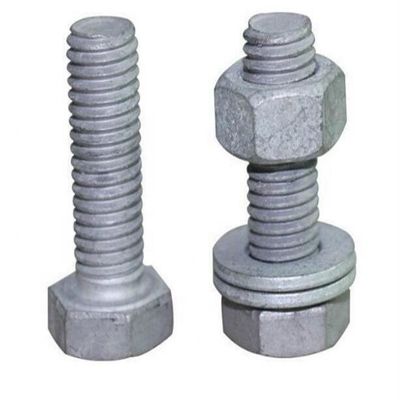 Bolt DIN933 DIN934 galvanizzato a caldo di livello industriale per prestazioni durature
