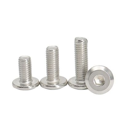 Acciaio al carbonio certificato ISO9001 nickel plated flat head chamfered
