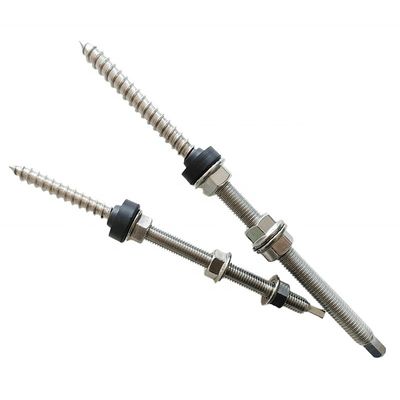 Boltoni a doppia estremità solari standard ISO per il montaggio di bulloni per appendiabiti solari in acciaio inossidabile