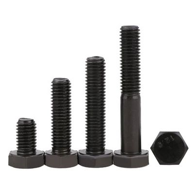 Lunghezza 20mm-300mm H.D.G Grade 8.8 DIN 933 DIN 931 Alta Tensile Black Oxide Hex Head Bolts