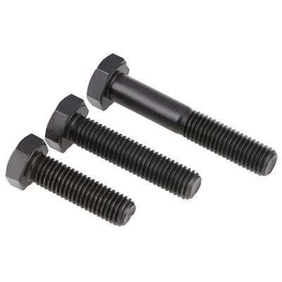 Lunghezza 20mm-300mm H.D.G Grade 8.8 DIN 933 DIN 931 Alta Tensile Black Oxide Hex Head Bolts