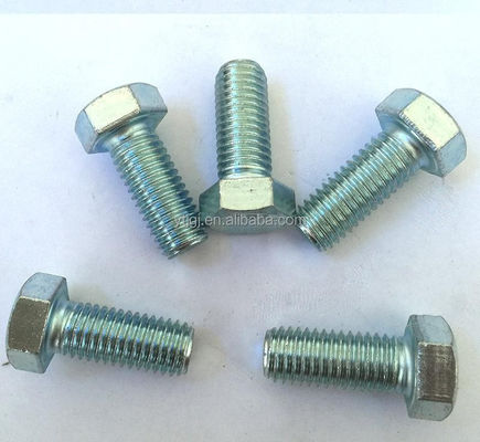 DIN933/931 bulloni esagonali con dadi e valvole di grado 4.8/6.8/8.8/10.9 10mm-300mm