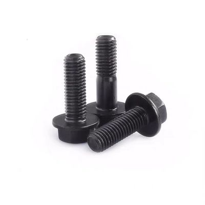 Grado 4.8/8.8/10.9 DIN Standard Hex Head Flange Bolti e dadi in finitura nera