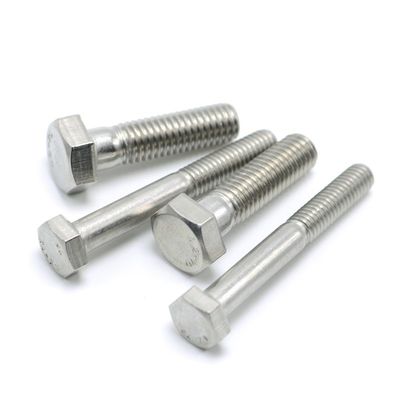 Bolt e dadi di acciaio inossidabile DIN933 SS304 A2-70 M6 M8 M10 M12 M16 per l'industria generale