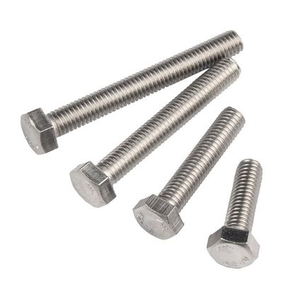 Bolt e dadi di acciaio inossidabile DIN933 SS304 A2-70 M6 M8 M10 M12 M16 per l'industria generale