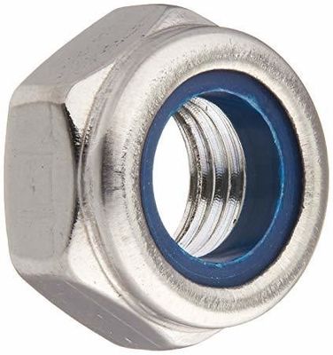 DIN985 DIN982 Galvanizzato M8 M10 M12 Nylon Insert Lock Nut Metrica Finitura di ossido nero