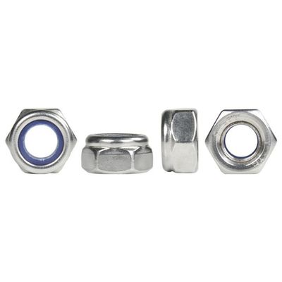 DIN982 Nocciolo di blocco a inserto di nylon esessuale zincato ISO7040 Grado 4.8/6.8/8.8 per l'industria