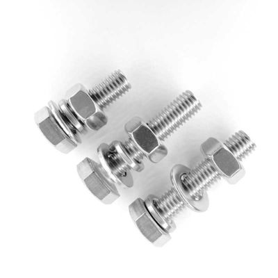 M36 Din933 Din934 Stainless Steel Hex Bolt and Nut Set con zinco bianco. zinco giallo. HDG