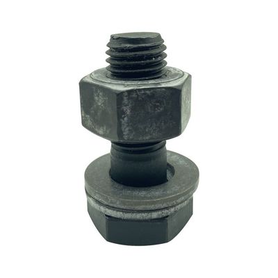M36 Din933 Din934 Stainless Steel Hex Bolt and Nut Set con zinco bianco. zinco giallo. HDG