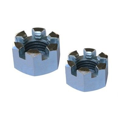 Nocciolo a fessura Din 935 M4 Flange Round Lock Hexagon Slot Castle Nocciolo per la richiesta del cliente