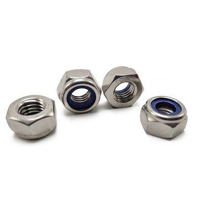 Sistema di misurazione metrica in acciaio inossidabile di nylon inserimento di chiusura Noce DIN985 Design semplice