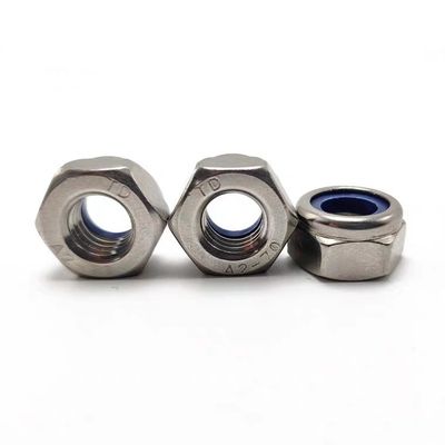 Sistema di misurazione metrica in acciaio inossidabile di nylon inserimento di chiusura Noce DIN985 Design semplice