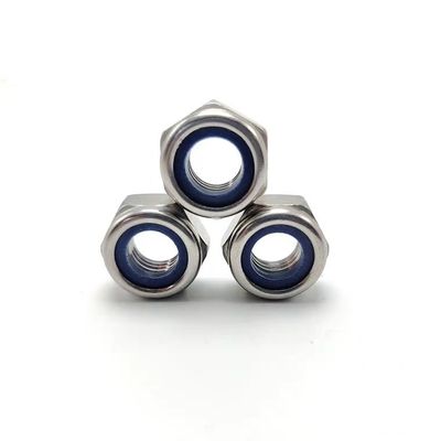 Sistema di misurazione metrica in acciaio inossidabile di nylon inserimento di chiusura Noce DIN985 Design semplice