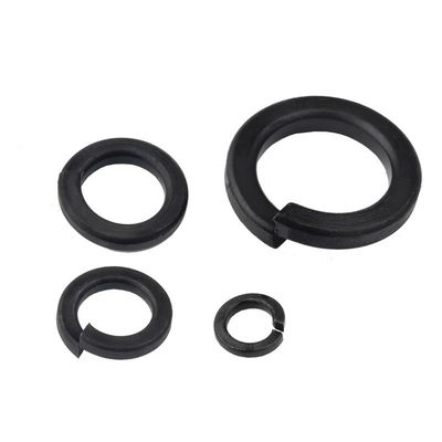 Industria automobilistica DIN Standard Strength Open Spring Washer con finitura placcata in nero