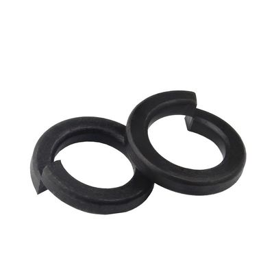 Industria automobilistica DIN Standard Strength Open Spring Washer con finitura placcata in nero