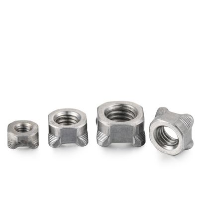Misurazione metrica DIN928 Stainless Steel Square Hex Spot Weld Nut per M3 M4 M6 M8 M10