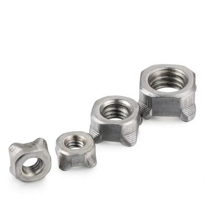Misurazione metrica DIN928 Stainless Steel Square Hex Spot Weld Nut per M3 M4 M6 M8 M10