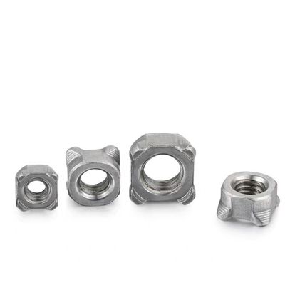 Misurazione metrica DIN928 Stainless Steel Square Hex Spot Weld Nut per M3 M4 M6 M8 M10