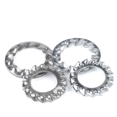304 Acciaio inossidabile Serrated Lock Washer Esterno DIN Standard