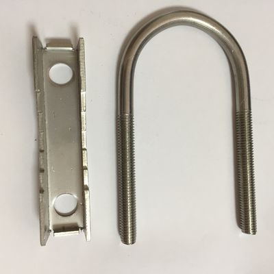 Stripe di acciaio di finitura in zinco DIN 3570 bulloni U galvanizzati a caldo per progetti di costruzione