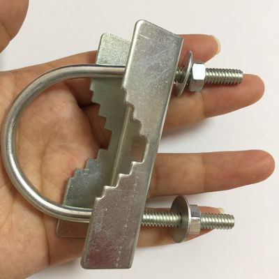Stripe di acciaio di finitura in zinco DIN 3570 bulloni U galvanizzati a caldo per progetti di costruzione
