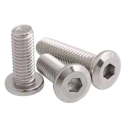 DIN7420 Flat Round Head Hexagon Socket Screw per mobili in legno