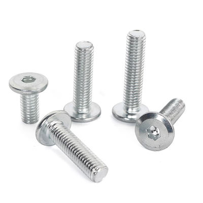 DIN7420 Flat Round Head Hexagon Socket Screw per mobili in legno