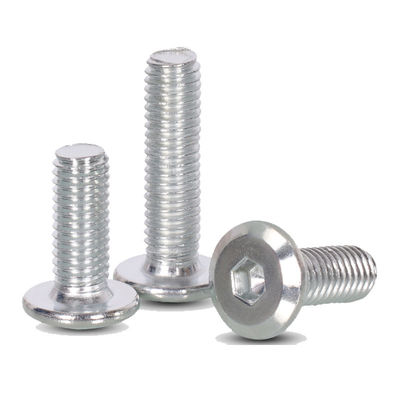 DIN7420 Flat Round Head Hexagon Socket Screw per mobili in legno