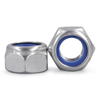 Numero elevato di Din 985 Hexagon Hex Black Nylon Lock Nut con sistema di misurazione metrico