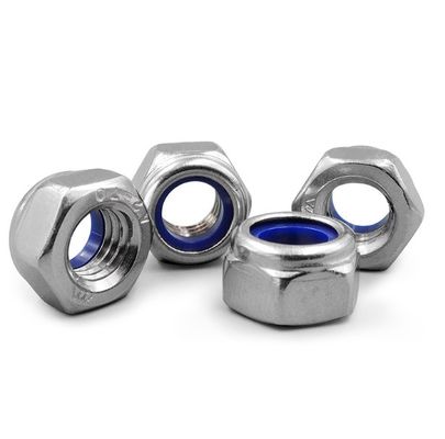 Numero elevato di Din 985 Hexagon Hex Black Nylon Lock Nut con sistema di misurazione metrico