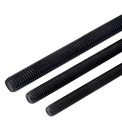 Acciaio al carbonio Plain Direct Black Oxide DIN938 Stud Bolts Screw di piombo con finitura in zinco