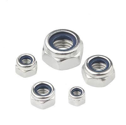 Numero elevato di Din 985 Hexagon Hex Black Nylon Lock Nut con sistema di misurazione metrico