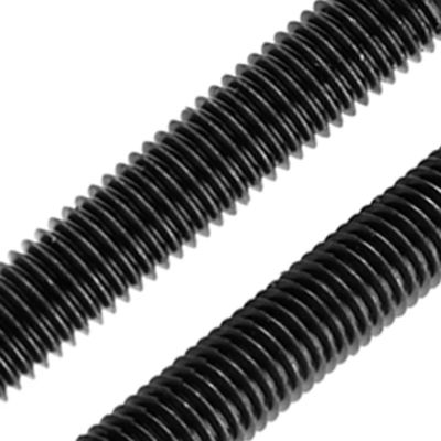 Acciaio al carbonio Plain Direct Black Oxide DIN938 Stud Bolts Screw di piombo con finitura in zinco