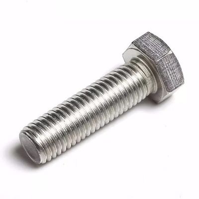 Piastra M4-M48 DIN933/931 Cerniere esessuali in acciaio inossidabile A2-70 A4-70 per progetti di costruzione