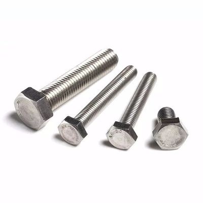 Piastra M4-M48 DIN933/931 Cerniere esessuali in acciaio inossidabile A2-70 A4-70 per progetti di costruzione