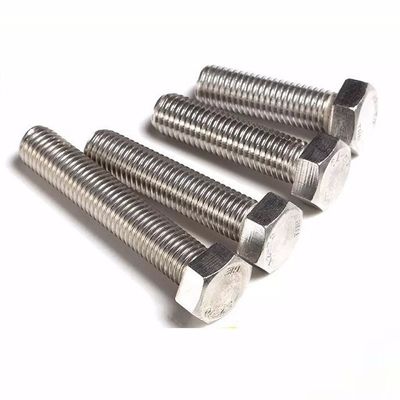 Piastra M4-M48 DIN933/931 Cerniere esessuali in acciaio inossidabile A2-70 A4-70 per progetti di costruzione