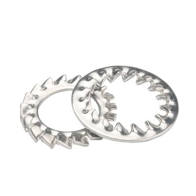 Lavatrice a denti in acciaio inossidabile SS304 DIN6798A con serratura esterna e finitura semplice