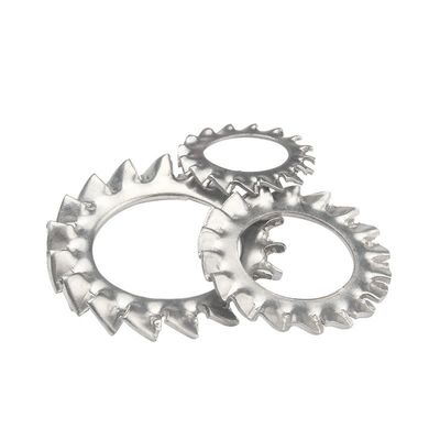 Lavatrice a denti in acciaio inossidabile SS304 DIN6798A con serratura esterna e finitura semplice