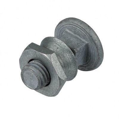 Fermato galvanizzato rotondo di protezione della testa Splice bullone e nocciolo con ANSI standard