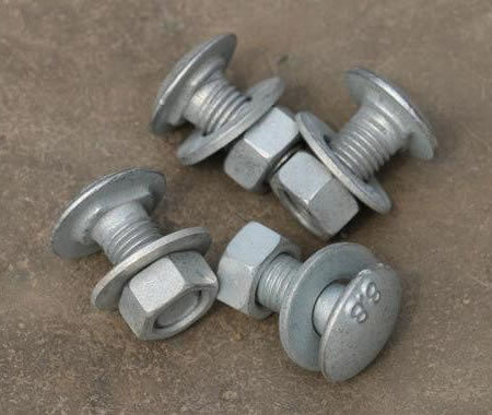 Fermato galvanizzato rotondo di protezione della testa Splice bullone e nocciolo con ANSI standard