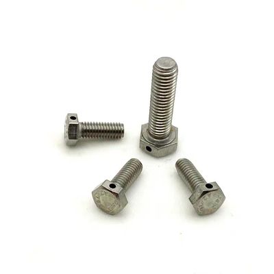Bolt esatto con buco per pin di cotter nella testa centrale o fine M3-M100 DIN ANSI Standard