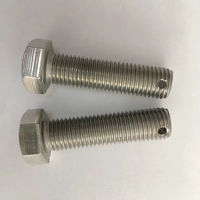 Bolt esatto con buco per pin di cotter nella testa centrale o fine M3-M100 DIN ANSI Standard