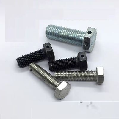 Bolt esatto con buco per pin di cotter nella testa centrale o fine M3-M100 DIN ANSI Standard