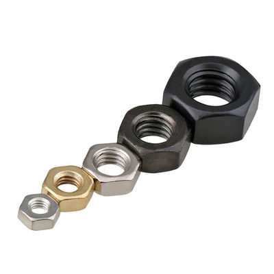 Misurazione metrica Metrica ISO Din Noce esagonale con rivestimento in zinco nero DIN 934