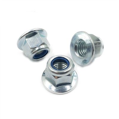 M2-M100 Hex Flange Nylock Nut Fornitura diretta Miglior con Zn HDG Finitura nera