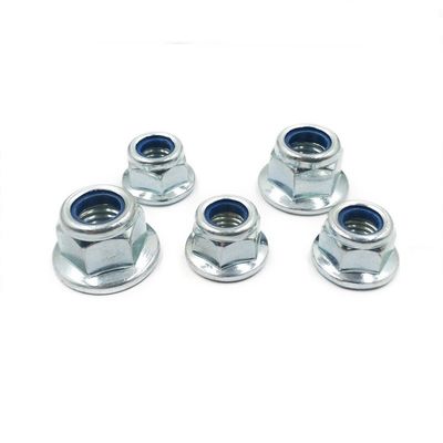 M2-M100 Hex Flange Nylock Nut Fornitura diretta Miglior con Zn HDG Finitura nera
