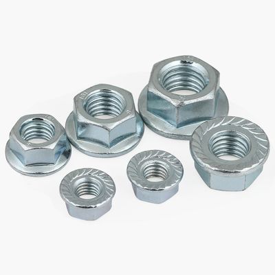 Sistema di misurazione metrico DIN 6923 Noce di flange esessuale galvanizzata con bullone OEM accettabile