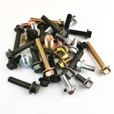 Boltoni a fiancata esessuale in acciaio al carbonio DIN 6921 certificati ISO9001 per varie industrie
