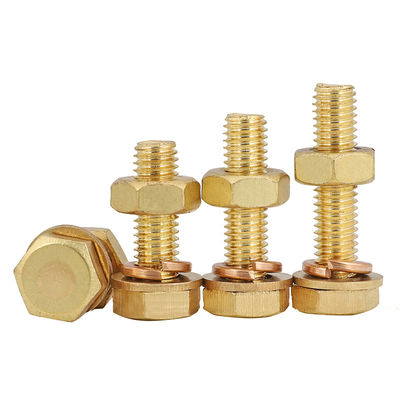 Grado 4.8/ 8.8/ 10.9/ 12.9 Cerniere e Noccioline di testa in ottone con finitura in zinco DIN933 DIN931