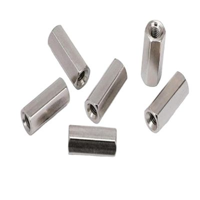 DIN Standard Plain Zinc Galvanized Hexagon Long Nut M5-120 per la connessione del connettore